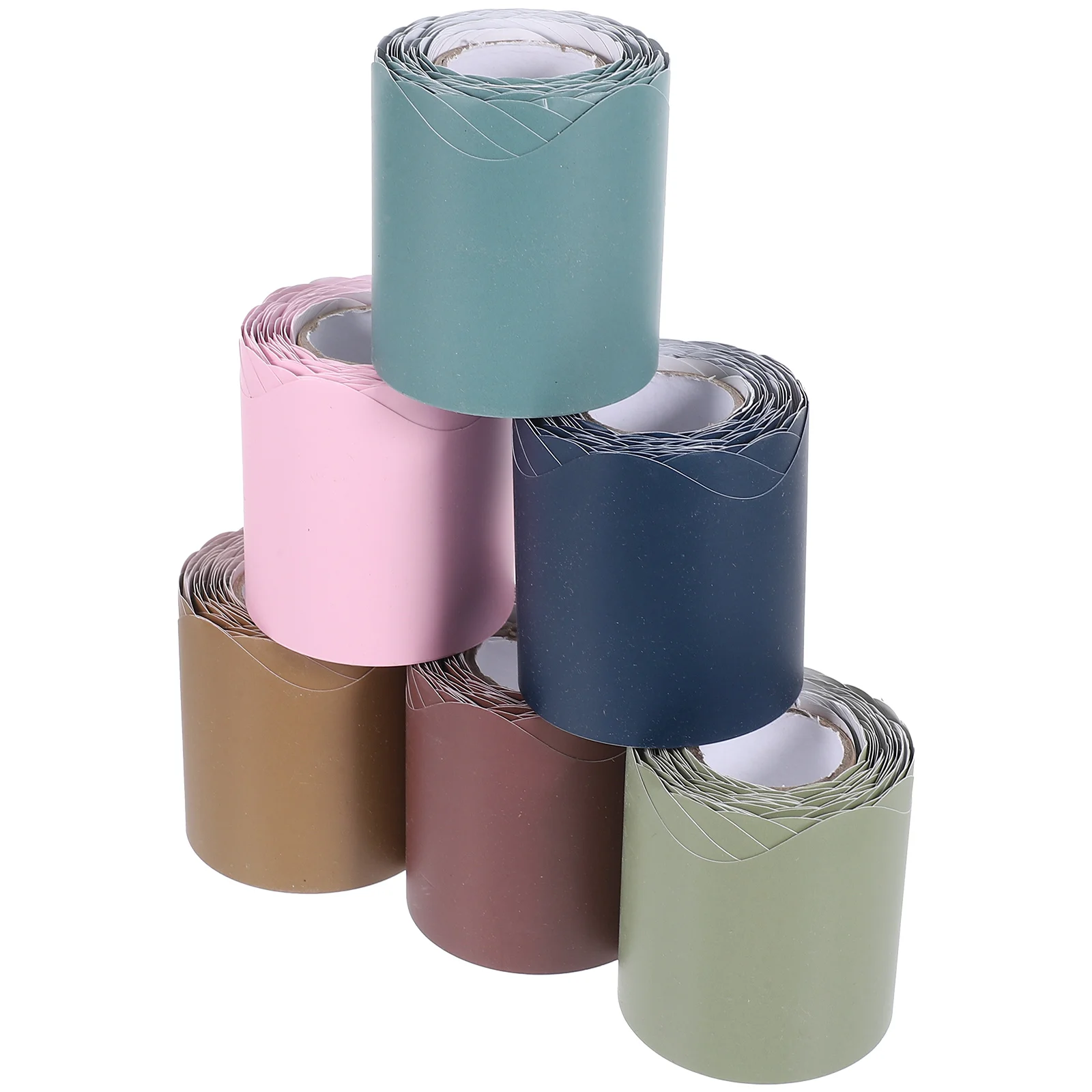 

6 Rolls Water Proof Bulletin Board Border Paper Office Classroom School Borders