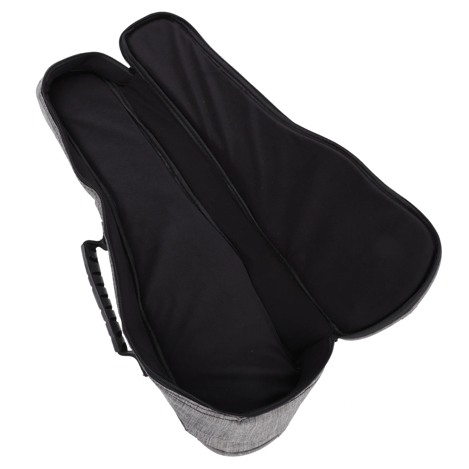 

Thickened Ukulele Bag Premium Linen Velour Portable Shoulder Strap Storage Pouch Lightweight Case For Ukulele Grey Instrument