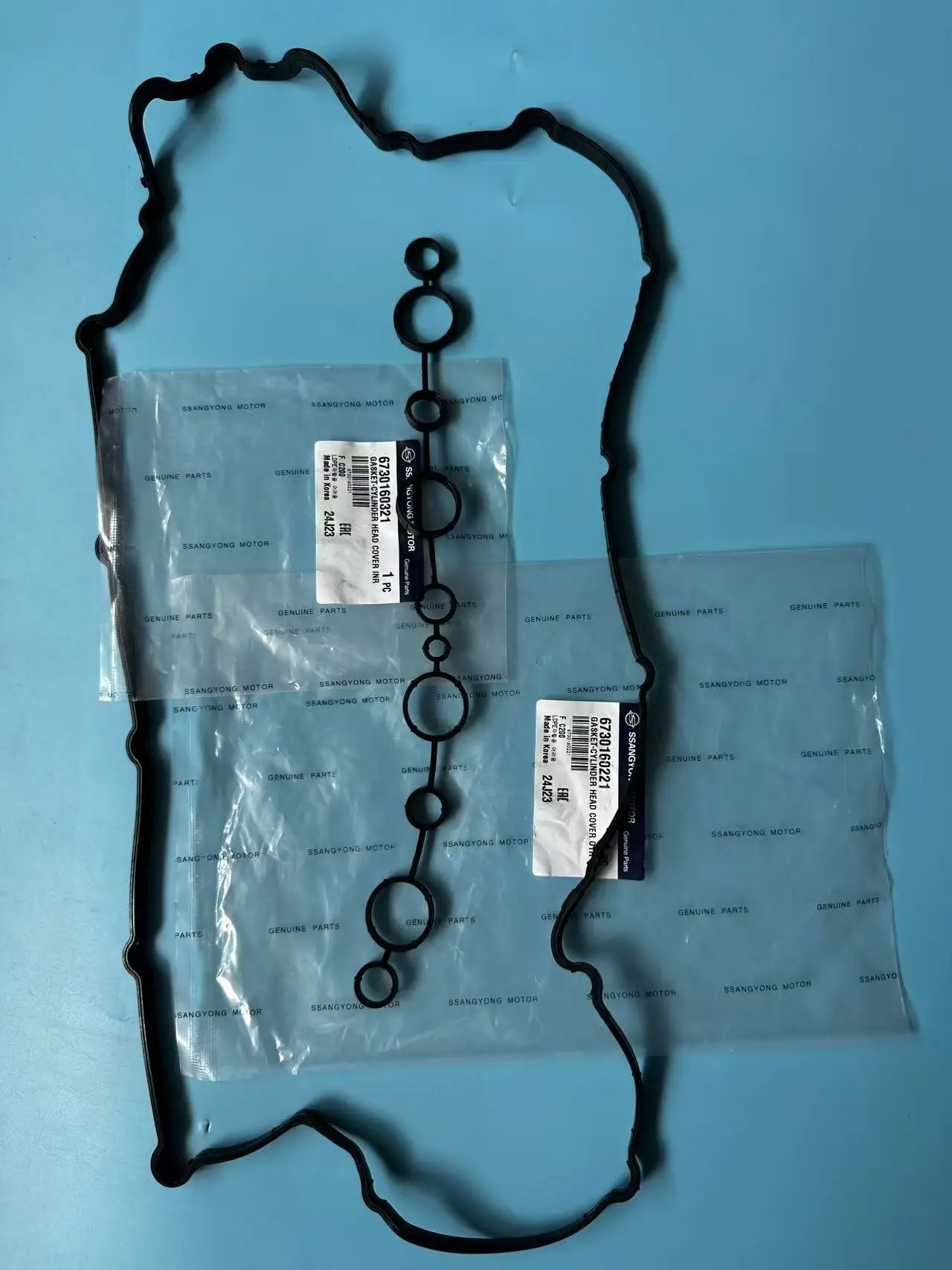 Cylinder Head Cover Gasket Outter 6730160221 Inner 6730160321 For Ssanggyong Korando II Tivoli/XLV D16