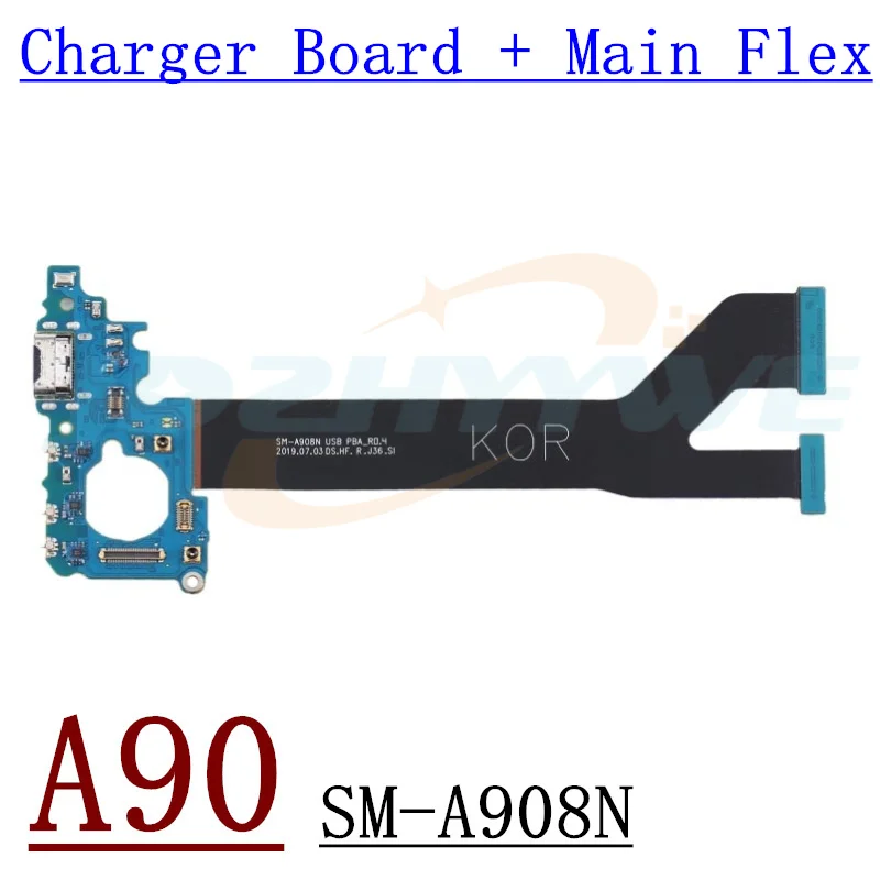 USB Fast Charging Charger Board For Samsung Galaxy A10 A20 A30 A40 A50 A60 A70 A80 A30S A50S A70S Main Motherboard Flex Cable