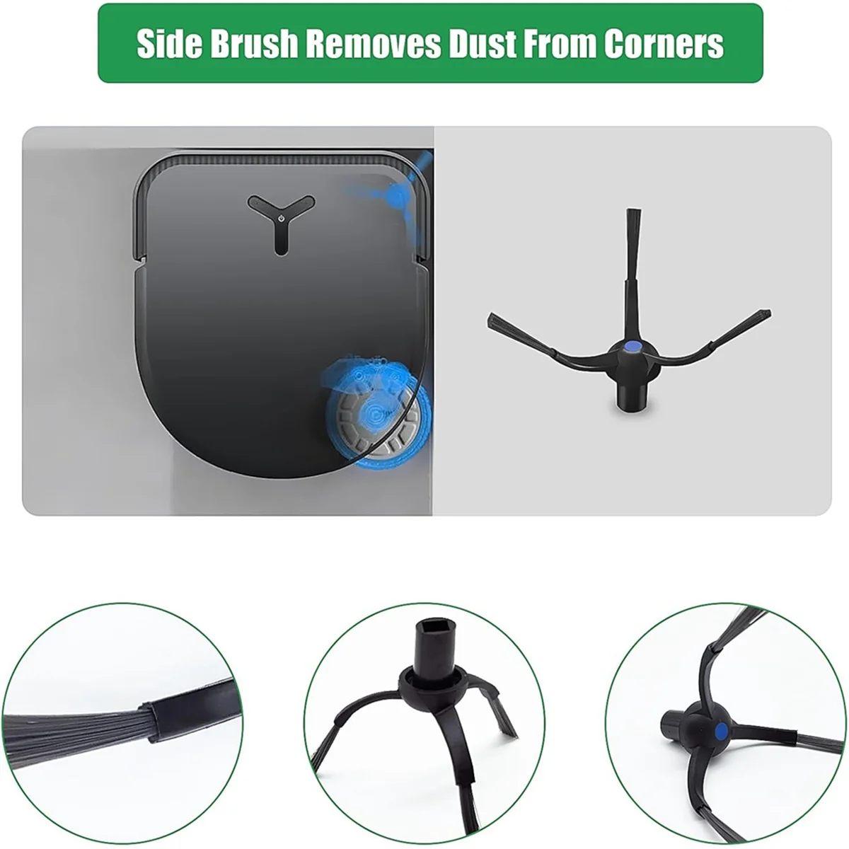 Para Ecovacs Deebot X5 Omni / X5 Pro pieza de recambio de aspiradora Cepillo Lateral principal filtro Hepa paño de mopa bolsas de polvo