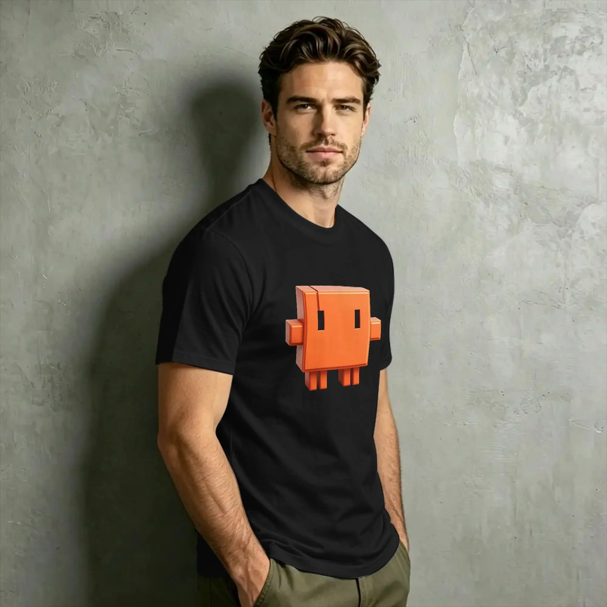 Code This Claude Code T-Shirt aus reiner Baumwolle für Herren, Sommer, Y2K, lässige T-Shirts, bequeme Hip-Hop-Oversize-Großhandelskleidung – Detail 7