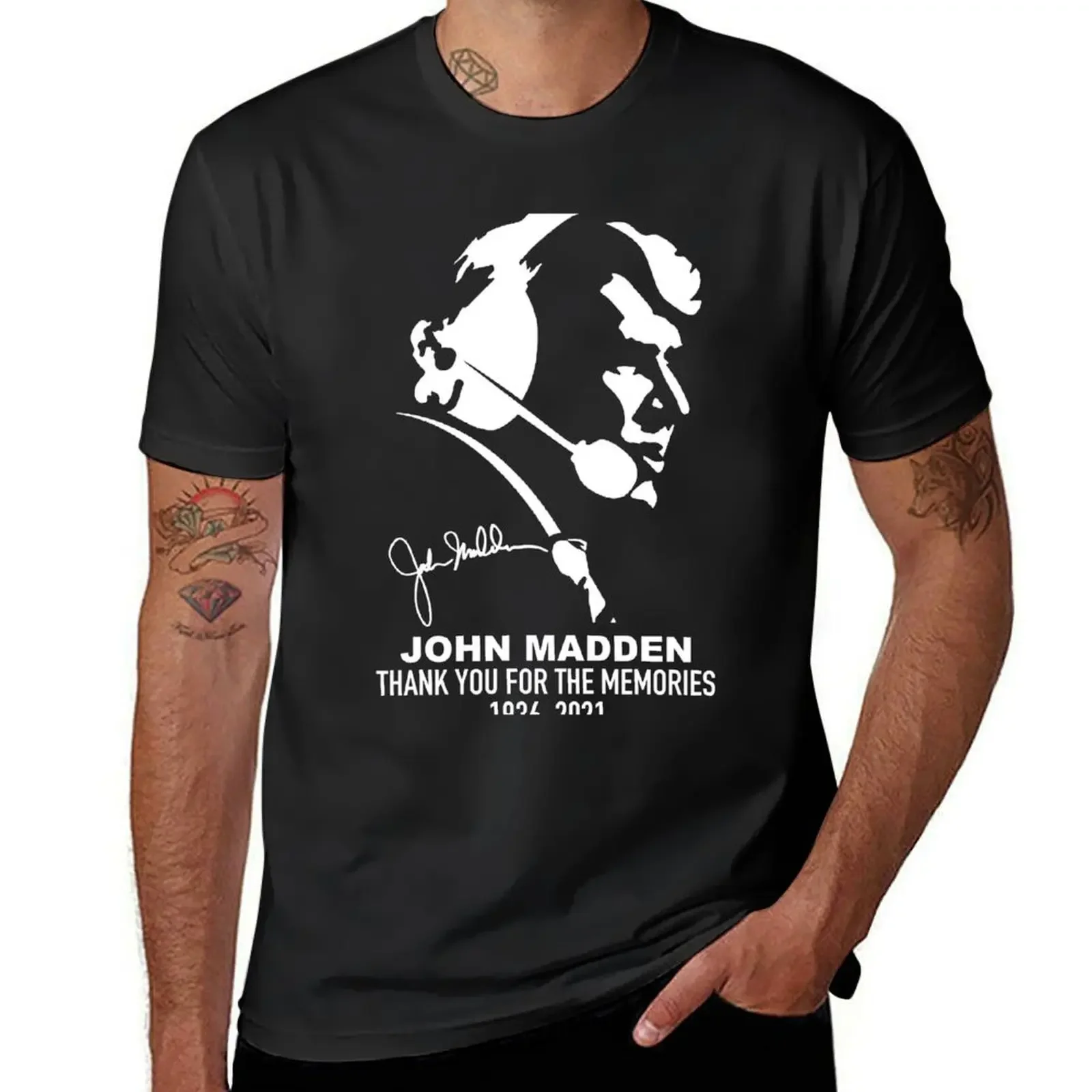 RIP John Madden, John Madden Thank You Legend, 1936-2021, Rest in Peace John 2020 Tee shirt, Madden Signature, Lege T-Shirt