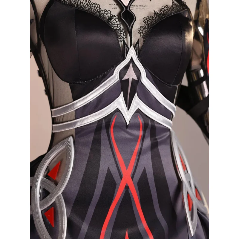 

Game Genshin Impact Ronova Cosplay Costume Uniform Halloween Party for Women Men Carnival Props