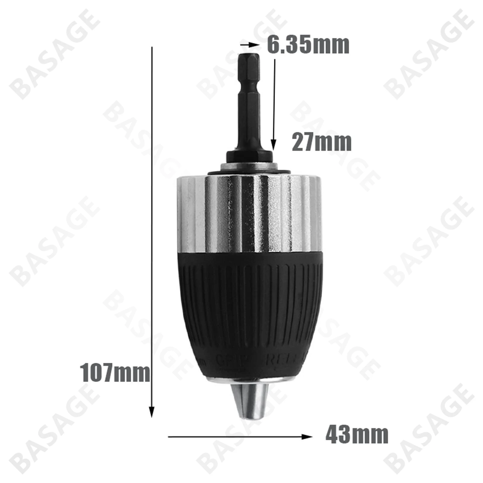 1,5-13 мм электрический сверлильный патрон без ключа самоблокирующийся 3/8-24UNF аксессуары для инструментов отвертки адаптер без ключа ударный шестигранный хвостовик