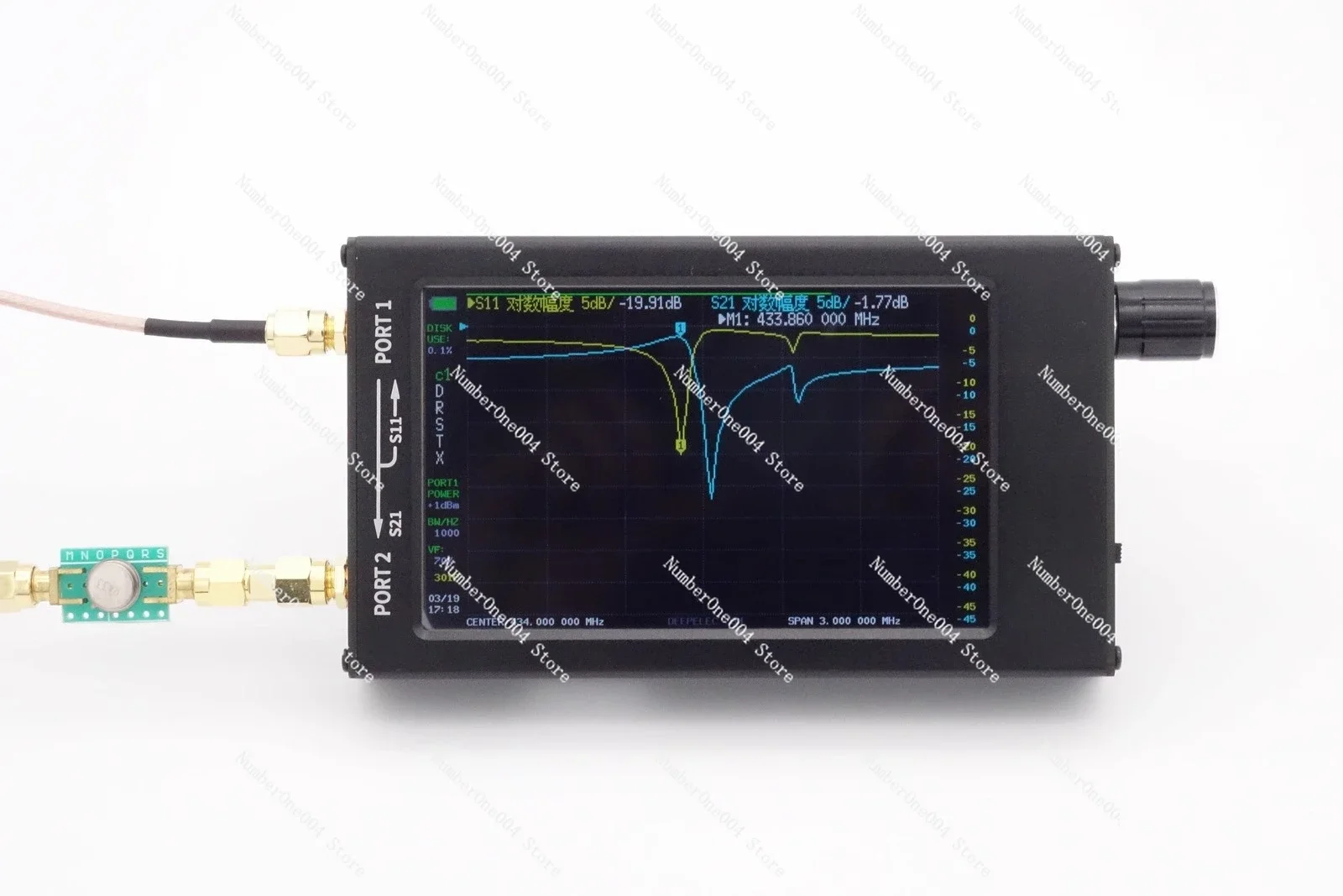 

DeepVNA Vector Network Analyzer – HF / VHF / UHF, NanoVNA Style, Shortwave SWR Meter / Standing Wave Meter