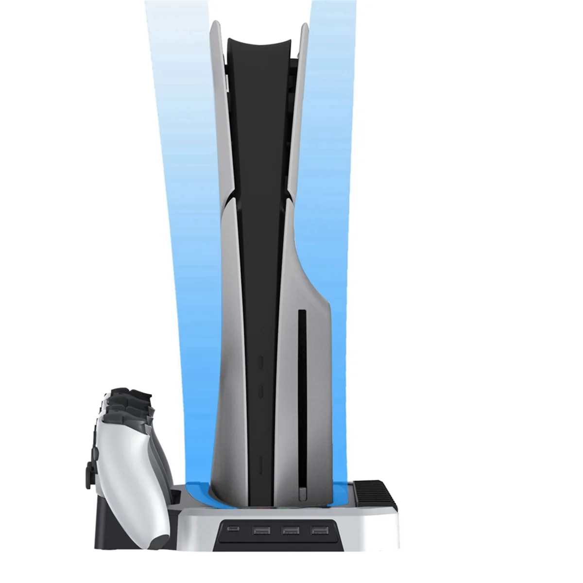 CH◆☆§Heat Dissipation Base for Pro/Slim/ Host Cooling Base with Cooling Fan Charging Stand with Storage Rack~HOT SALE