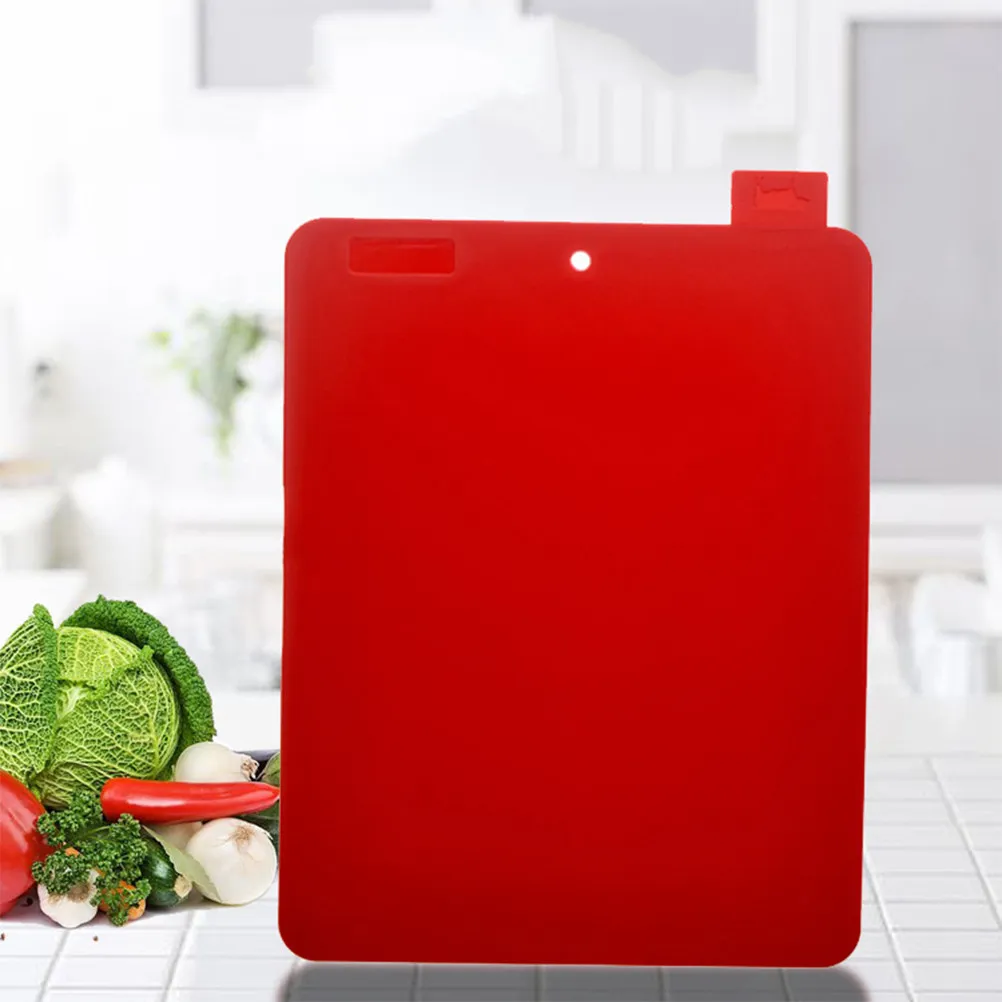 4Pcs Colorful Cutting Board Set Bright Assorted Colors Anti-Cross Contamination Hanging Hole Kitchen Chopping Boards Health