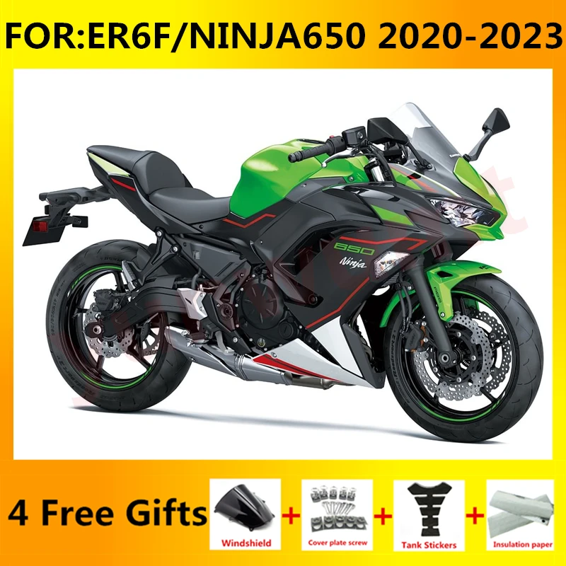 

Motorcycle whole Fairings kit fit for ER6F EX650 Ninja 650 ninja650 2020 2021 2022 2023 Bodywork full fairing kits green black