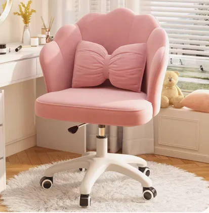 

Makeup chair for girls, bedroom, high-end feel, dressing table stool, new makeup stool, home light luxury backrest chair