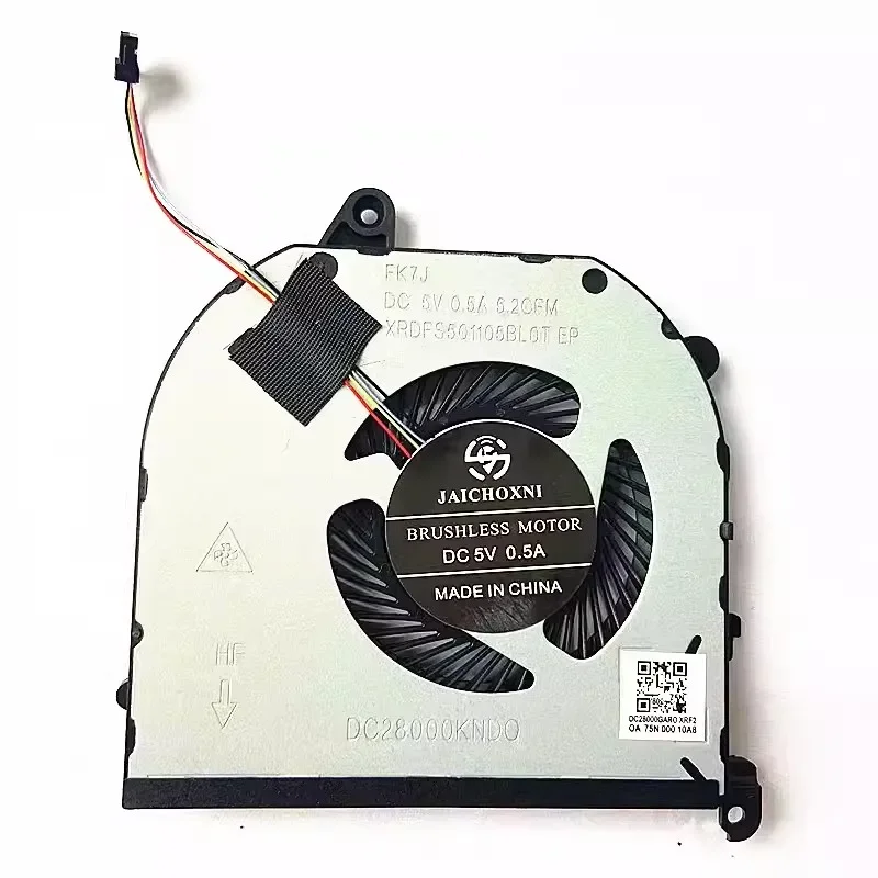 Ventilateur de refroidissement CPU GPU de rechange pour Dell Precision 5530 5540, XPS 15 9570 & XPS 15 7590 Series 008YY9 0TK9J1 TK9J1 08YY9
