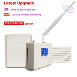 Signal Booster para Celular, Repetidor GSM, Amplificador de Sinal, Antena Celular, Tuya App Management, 1800Mhz, 4G