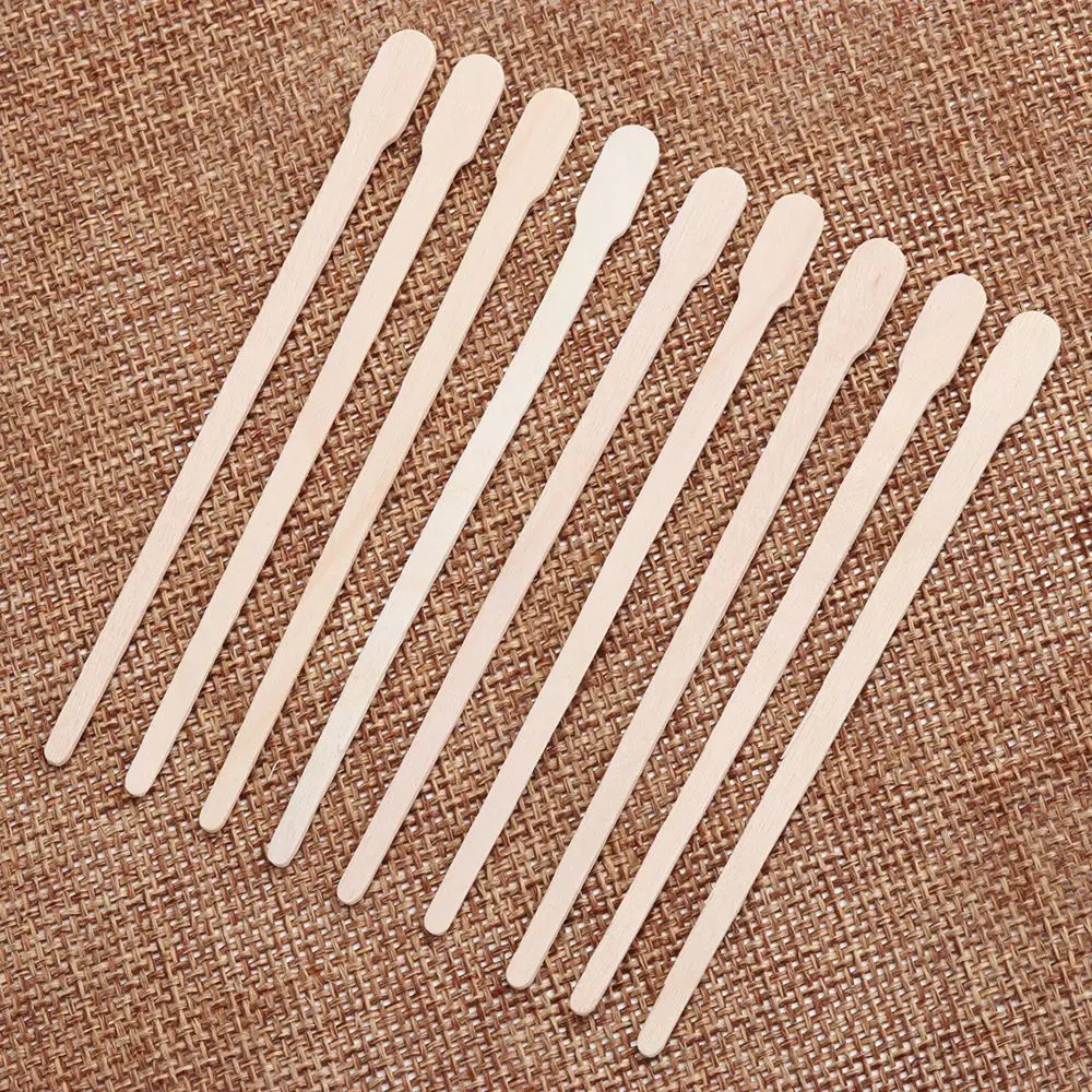 Wooden Beauty Tool Wax bean Face & Eyebrows Hair Removal Cream Waxing Stick Waxing Applicator Wiping wax tool Wax Spatulas