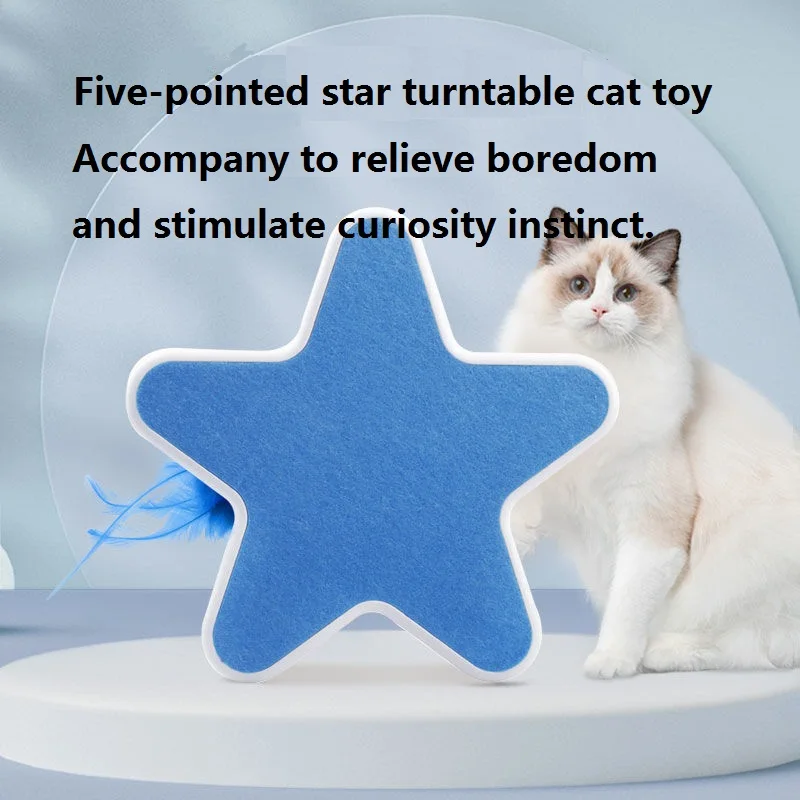 

Cat toys to relieve the boredom of their own, automatic cat tease toys, electric feather cat tease sticks, pet supplies