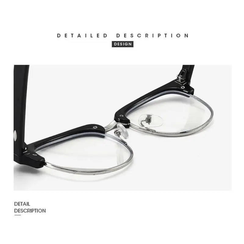 Unisex klassische Sonnenbrille Herren Retro Anti Blaulicht Computerbrille Gaming Brille – Detail 11