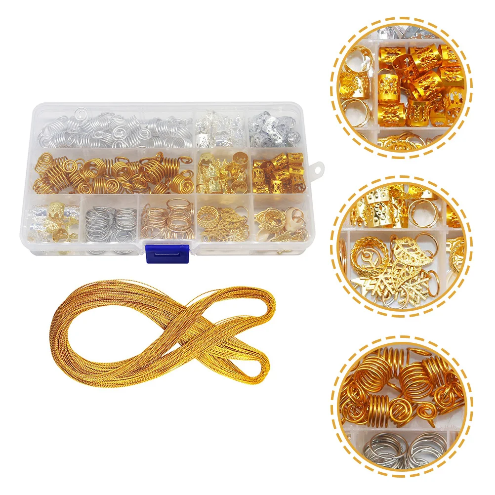 

1 комплект, ювелирные изделия для дредов, кольца для волос, подвески, аксессуары для кос, красивые детали, манжеты для волос, аксессуары для дредов, бусины для бороды