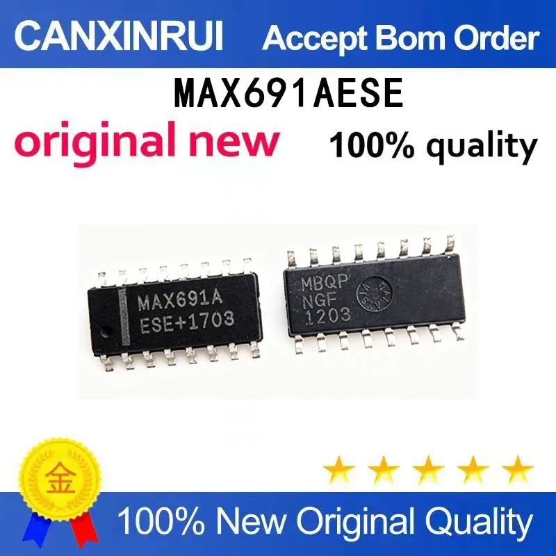 （5-100 pieces）Brand new original MAX691AESE MAX691A SMT SOP-16 spot chip IC