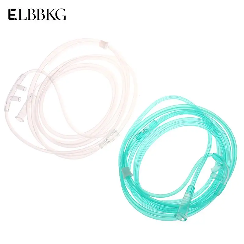 1PCS Disposable Oxygen Tube Double Nasal Oxygen Tube 1.5/1.8/3/4/5M Independent Packing Medical Care Machine Breathing Cannula