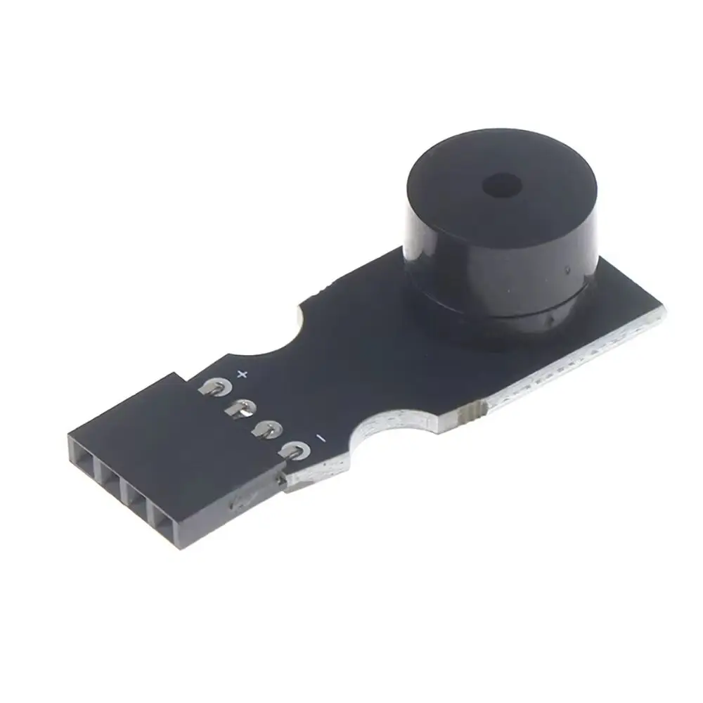 1Pcs Plastic Motherboard Buzzer Alarm Speaker Black 3.7x1.5cm Motherboard Alarm Speaker Easy Installation Metal PC Build Buzzer