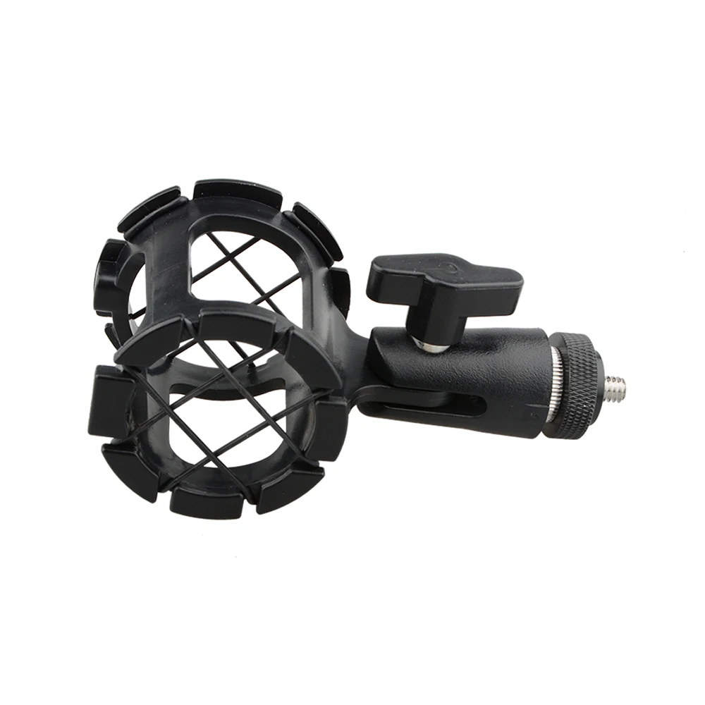 Supporto per microfono per fotocamera CAMVATE staffa di supporto per ammortizzatore a sospensione con vite filettata inferiore da 1/4 "per accessori per gabbia per fotocamera DSLR