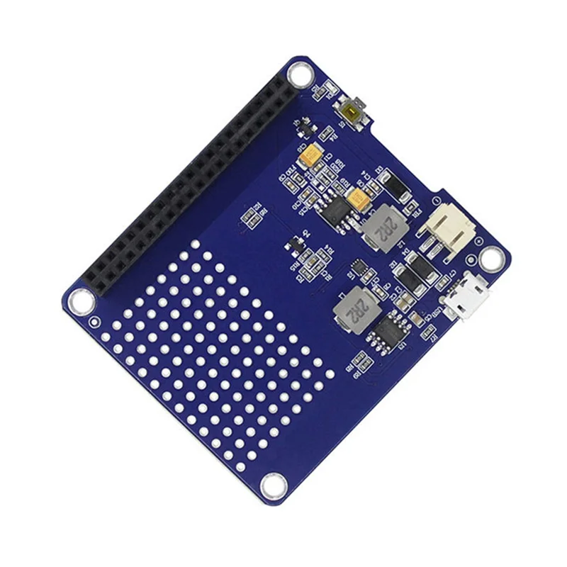 Nieuwe-UPS HOED Voor Raspberry Pi 4B 3B + 3B 2B 3A + A + UPS HOED Lithiumbatterij Voedingsmodule