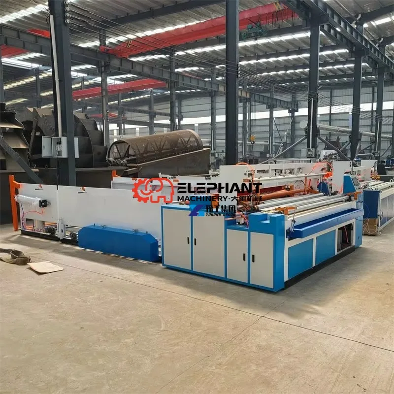 Toilet Paper Roll Making Machine Small Roll Kitchen Embossed Toilet Paper Rewinding Machine Price Toilet Paper Machine