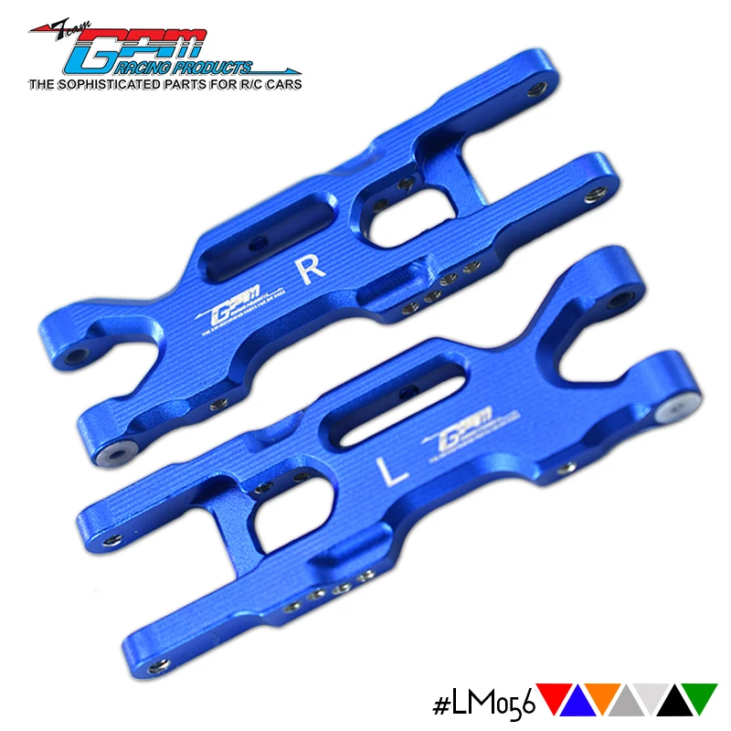 GPM Alloy Rear Lower Arms For LOSI 1/16 Mini-B 1/18 Mini-T 2.0  Stadium Truck（LOS01015）