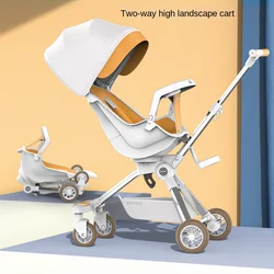 LazyChild-Poussette Pliable Multifonctionnelle, Légère, Sûre et Confortable, Peut S'asseoir et S'incliner pour Sortir