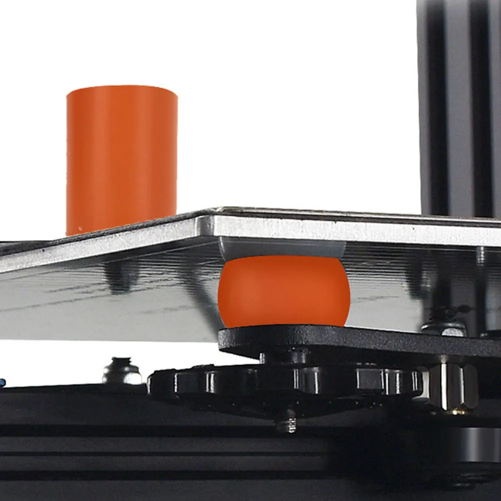 

4Pcs 3D Printer Heat Bed Silicone Leveling Mounts Column Solid Stable Heat Resistant Buffer Durable Printer Supplies