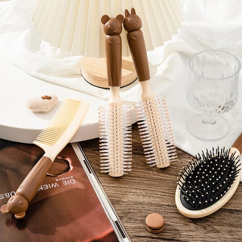 

4Pcs Flexible Anti-static Hairdressing Styling Comb Hair Combs Wet and Dry Hair Brush Massage Comb Hair Brush Styling Comb