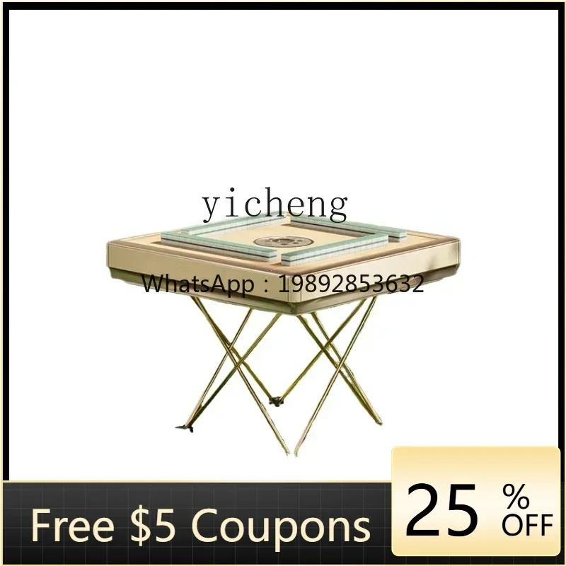 

BF camping small mini outdoor portable automatic mahjong machine dining table dual-purpose electric table
