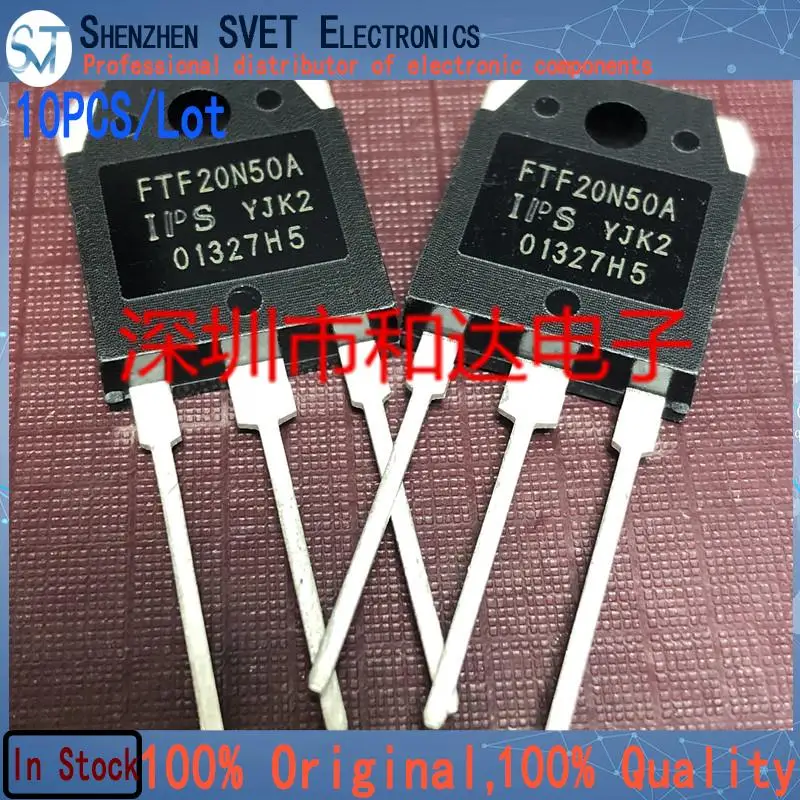 10PCS/Lot FTF20N50A  MOSTO-3P Import Original In Stock 100% High Quality