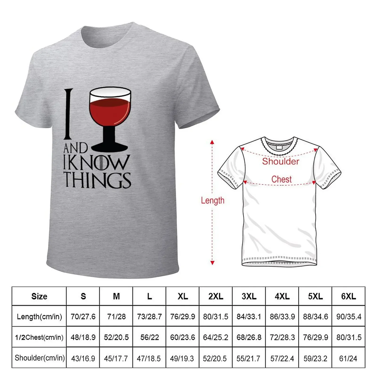 I drink and I know things - Tyrion Lannister T-shirt quick-drying plus size tops men t shirts