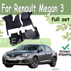 Car Floor Mats For For Renault Megan 3 2008~2014 DropShipping Center Auto Interior Accessories Leather Carpets Rugs Foot Pads