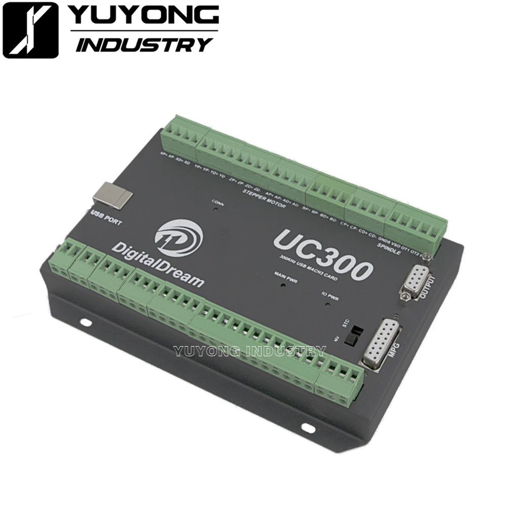 USB Mach3 CNC Controller UC300 NVUM upgrade 3 / 4 / 5 / 6 Axis motion Control Card for CNC milling machine