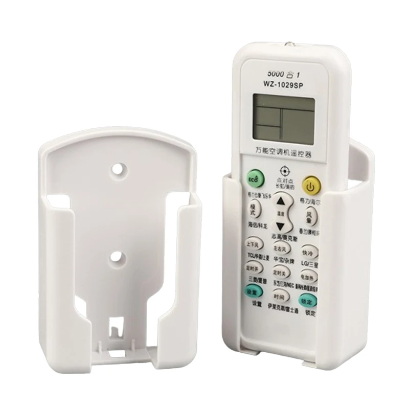 1pcs Universal Remote Controller Holder Phone Charging Bracket Air Conditioner Remote Controller Bracket Wall Shelf Mount Stand