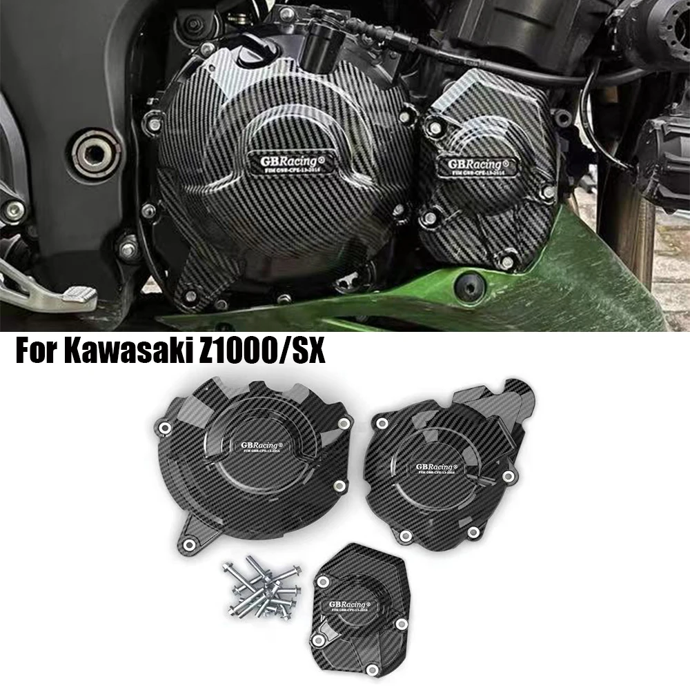 

FOR KAWASAKI Engine Hood GBRacing Protective Cover Accessories Z1000 Z1000SX 2021-2023 1000SX 2020-2024 VERSYS 1000 2021-2023