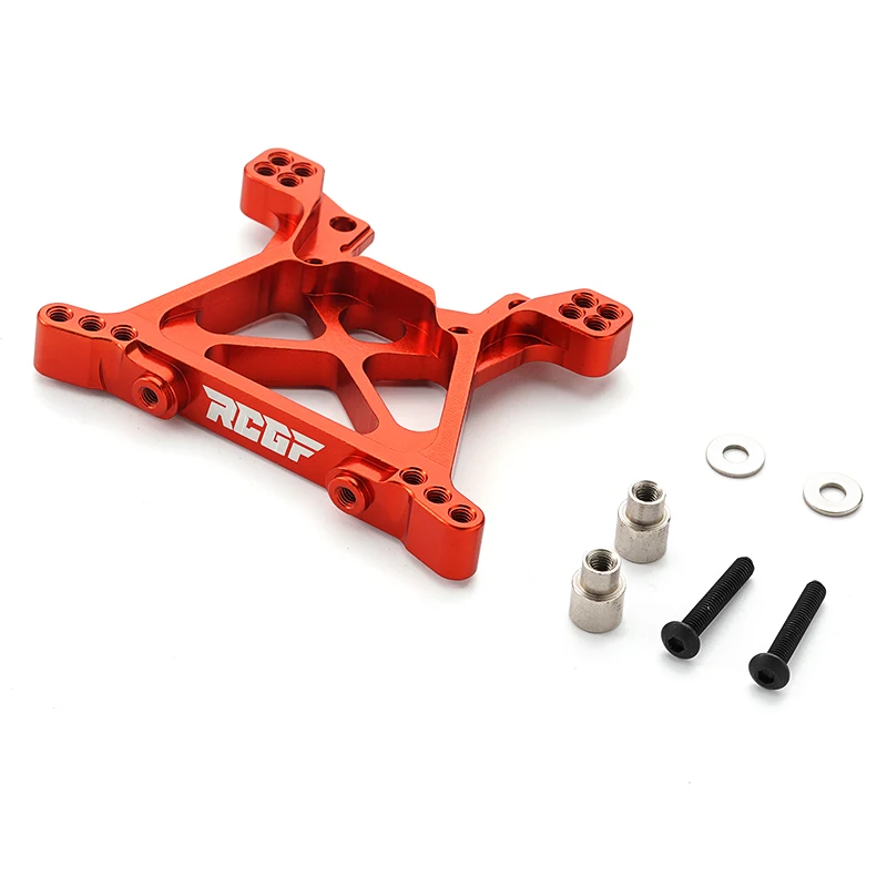 

1 10 Aluminum Alloy Adjustable Front Shock Tower For TRAXXAS SLASH 4x4 RC Car Part RC Car Accessories Replacement Parts Red