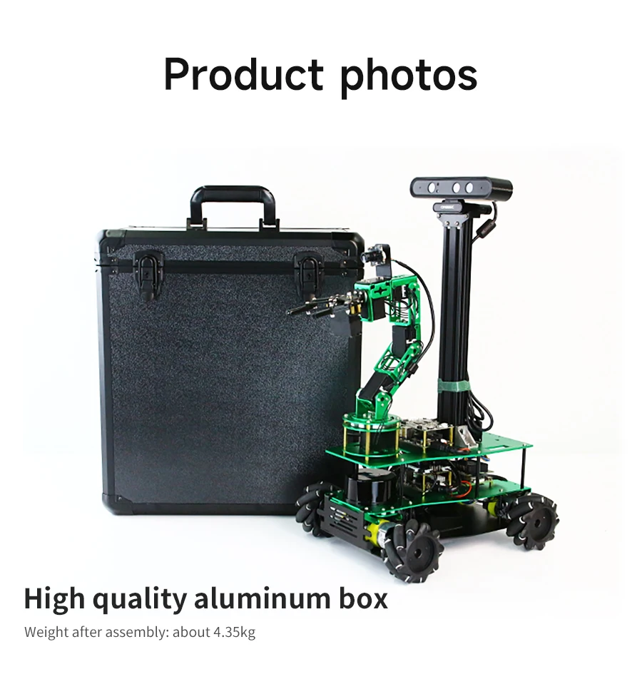 ROSMASTER X3 PLUS ROS Roboter-Python-Programmierung mit MecanumWheel 6DOF Roboterarm für Jetson Orin NANO Orin NX SUPER RaspberryPi – Detail 26
