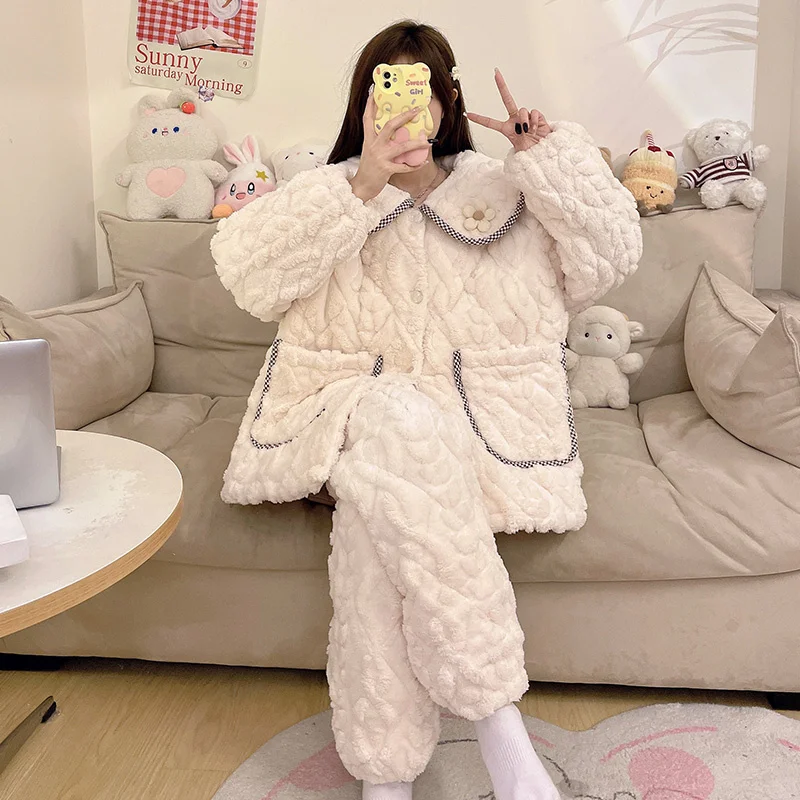 conjuntos-de-pijama-de-talla-grande-para-mujer-de-forro-polar-con-capucha-calidos-gruesos-suaves-con-bolsillos-y-cremallera-pantalones-largos-ropa-de-casa-para-otono-invierno