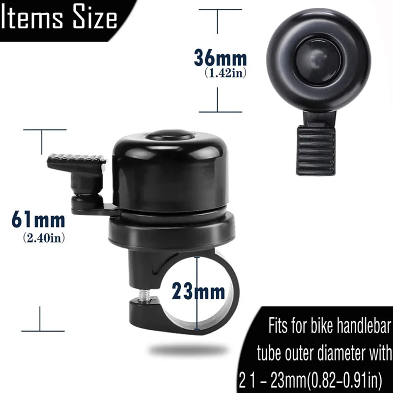 Classic Bike Bell for Apple AirTag Case Waterproof AirTag Bike Mount Bicycle Bell for Air Tag GPS Tracker Under Bike Bell Holder