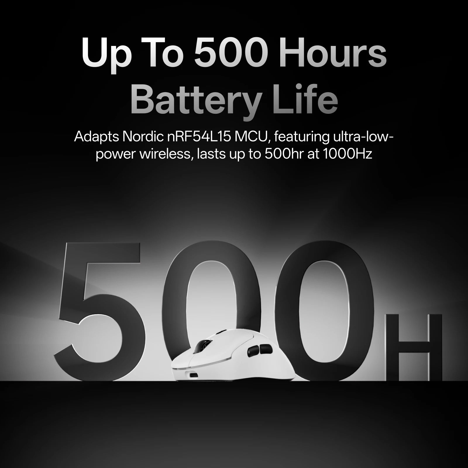 Rapoo VT3 GEN-2 souris de jeu sans fil véritable taux d'érollage sans fil 8K 53g Ultra léger jusqu'à 750 heures d'autonomie Macro compatible