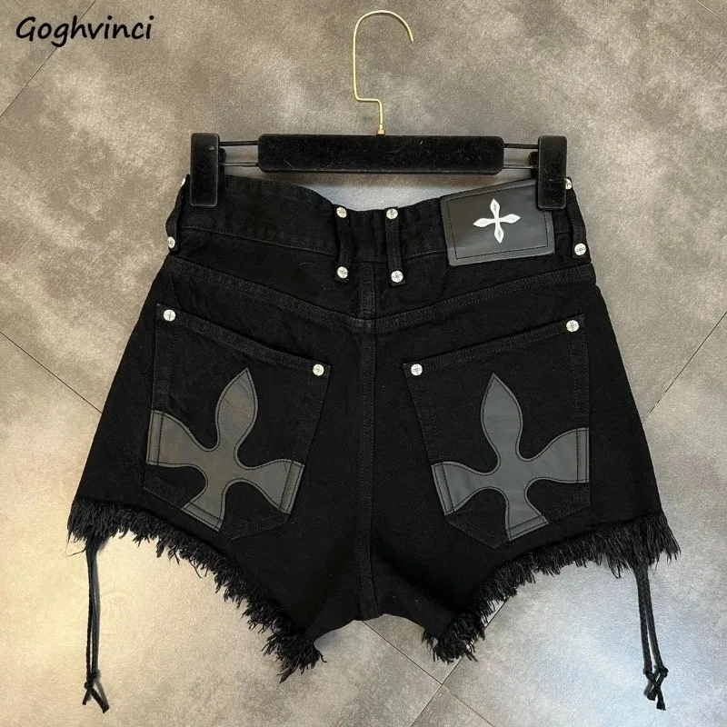 

Denim Shorts Women Design Unique Bandage Fur-lined Sweet Cool Girls Summer Korean Fashion Streetwear Daily High Waist Sexy Y2k