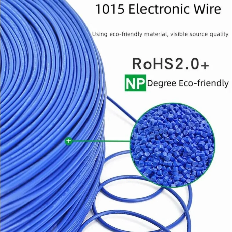 280M/Roll 12AWG Spot Wholesale Electronic Wire 1015 12 US Standard 4 Square Tinned Copper Power Cord 600V Automotive Cable 280 M