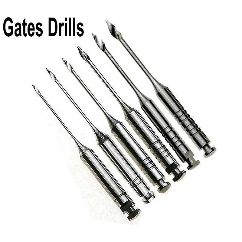 10Sets Dental Rotary Gates Drills Endodontic Reamers Drill Burs Gates Glidden Endo Files Gate Dentist Materials