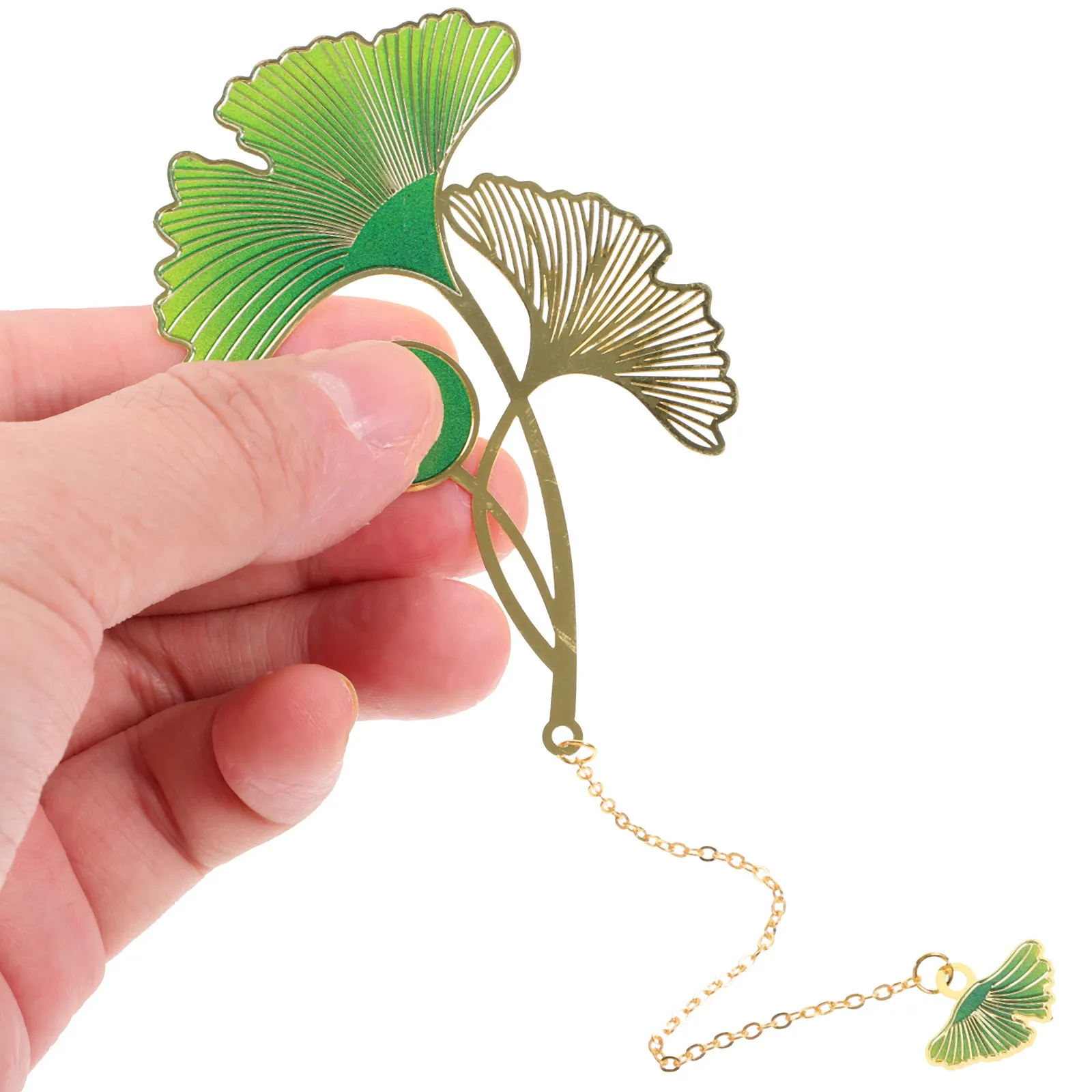 Brass Bookmark Pendant Delicate Elegant Lightweight Book Mark Decorative Page Marker for Women Reading Gift Portable Bookmark
