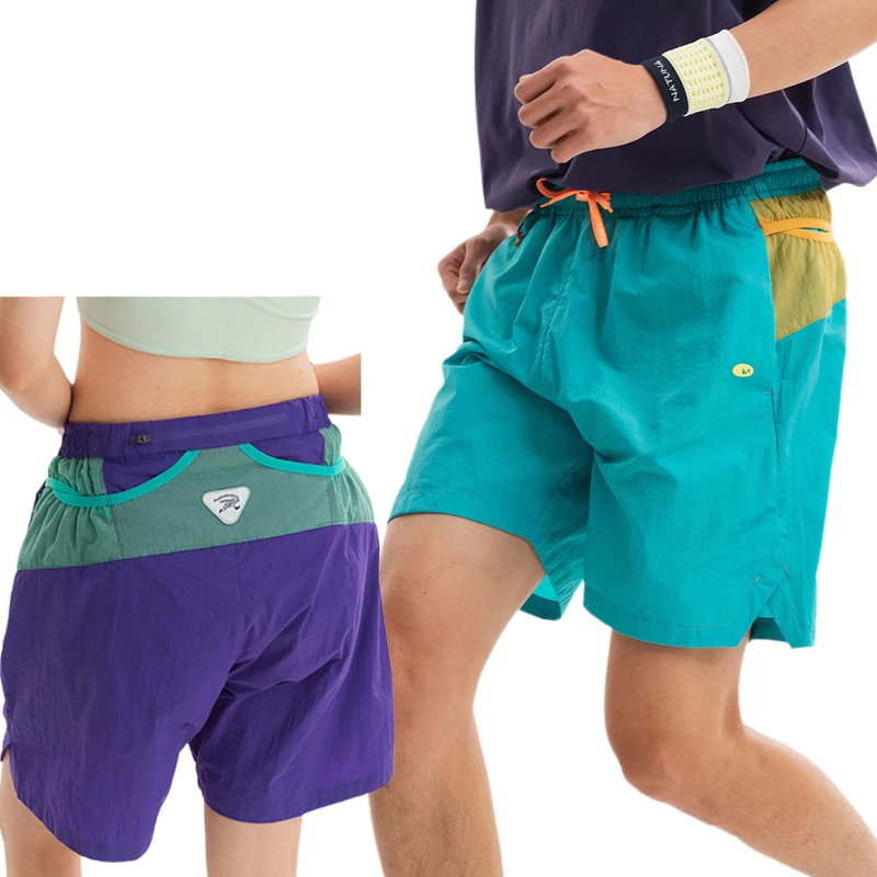 Unisex Quick-Dry Functional Shorts – Lightweight, Water-Resistant & Breathable 5-Inch Sports Shorts with Multi