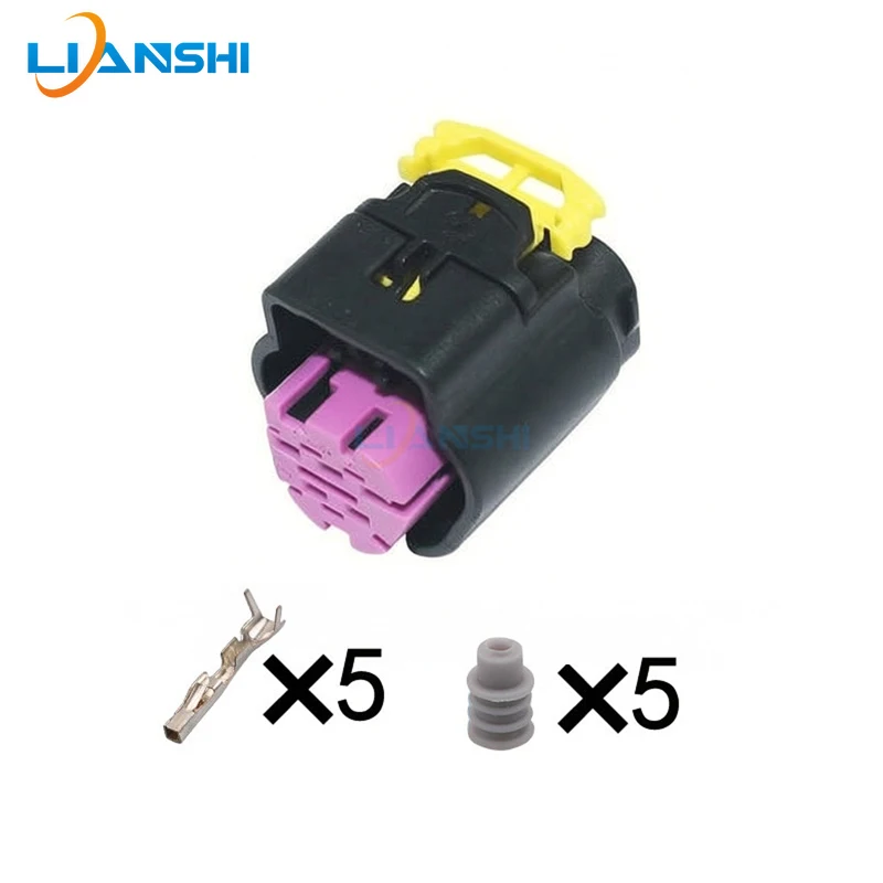 1Set 5Pin Waterproof Automotive Male Female Docking Connector 1928405159 1928405138 With Terminals Fit Buick Chevrolet