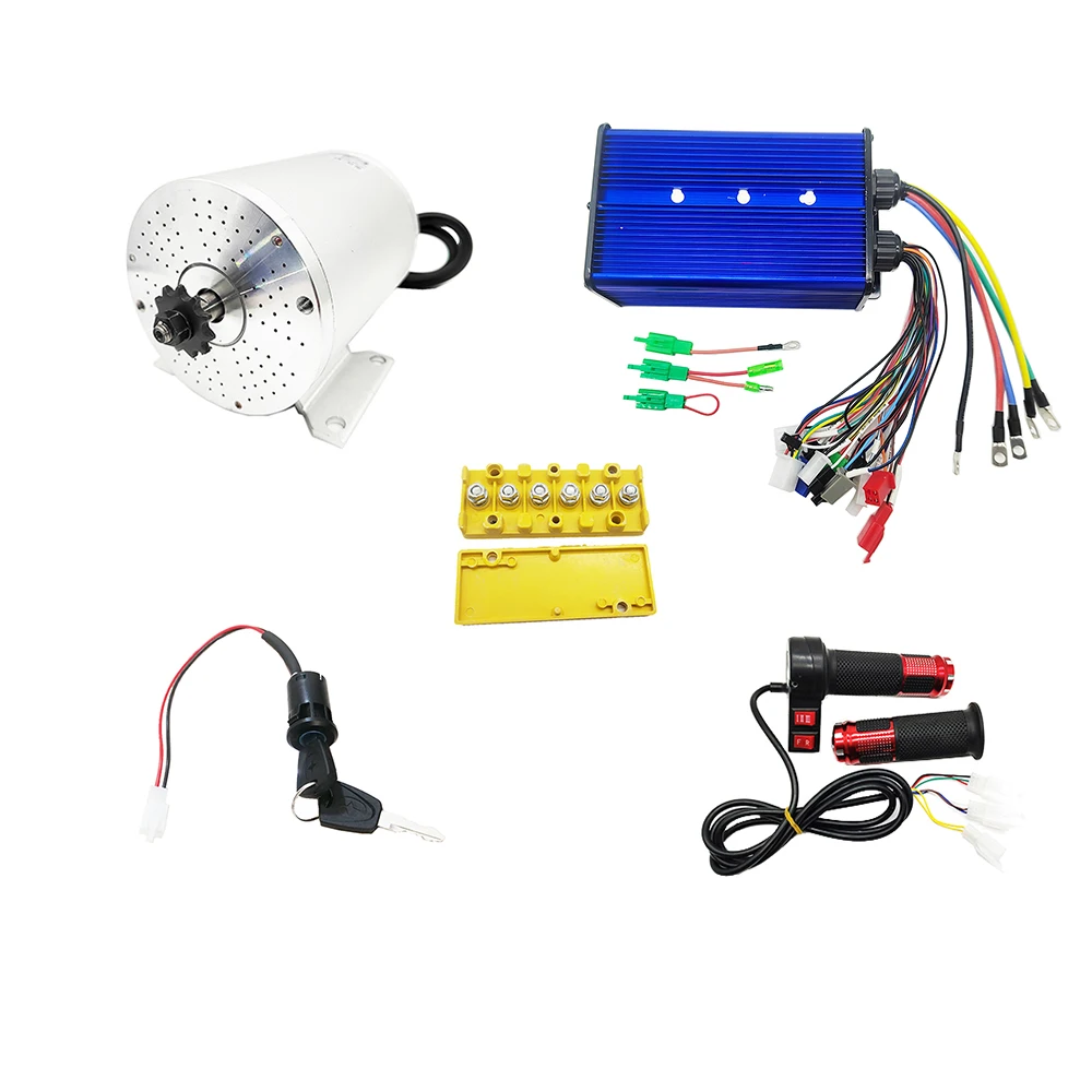 72V 3000W Electric Brushless DC Motor Kit For E-Scooter E-bike E-Car Engine Motorcycle Part