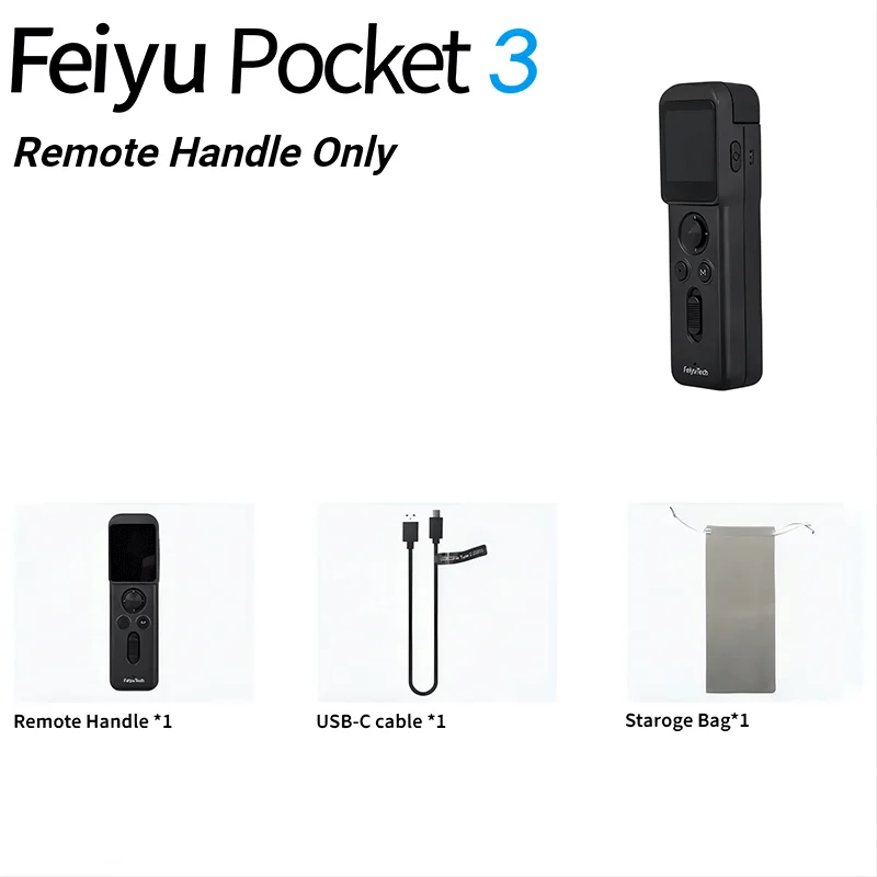 FeiyuTech-Official Pocket 3 Handheld Wireless Gimbal Camera Remote Handle (without camera)